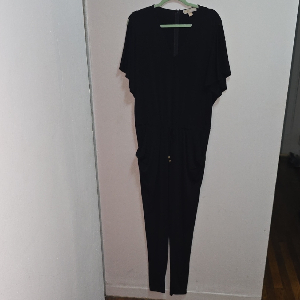 MICHAEL Michael Kors Elegant Black Jumpsuit Size Large